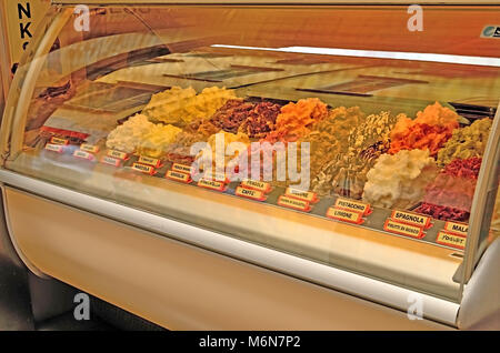 Ein Eis Kabinett in Verona Stockfoto
