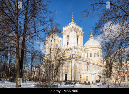 Dreifaltigkeitskirche in der Alexander-Newski-Kloster, St. Petersburg, Russland Stockfoto