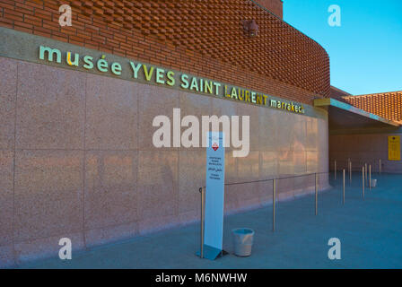 Musee Yves Saint Laurent, Gueliz, Marrakesch, Marokko, Nordafrika Stockfoto