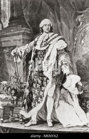 Louis XV, 1710-1774, aka Louis den Geliebten. König von Frankreich. Von Hutchinson's Geschichte der Nationen, veröffentlicht 1915. Stockfoto