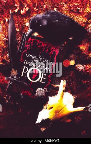 Dunkle Poesie und Geschichten Tribut Stockfoto