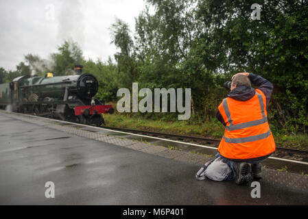 Ein Tag an der East Lancs Eisenbahn Stockfoto