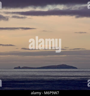 Moody Abendlicht, Fair Isle, Shetlandinseln, Schottland, Großbritannien. Stockfoto