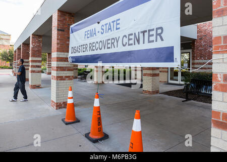 Hurricane Harvey Disaster Recovery Center mit recovery Spezialisten von FEMA besetzt, Small Business Administration, staatlichen und anderen Agenturen ope Stockfoto