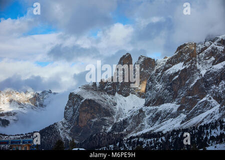 Skigebiet Dolomiten Italien Europa Stockfoto