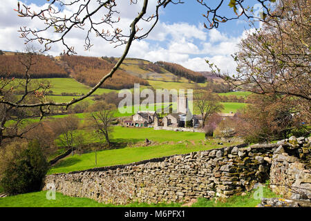 Marrick Priorat Swaledale Yorkshire Dales North Yorkshire Stockfoto