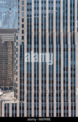 Detail der NBC Tower in der streeterville Nachbarschaft Stockfoto