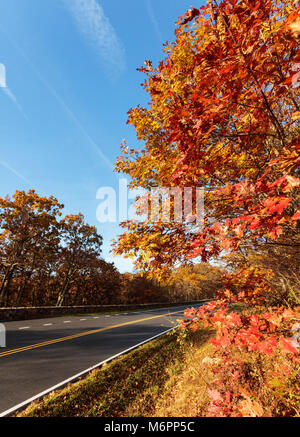 Spätherbst in Shenandoah. North District (Meile (6-20) Stockfoto