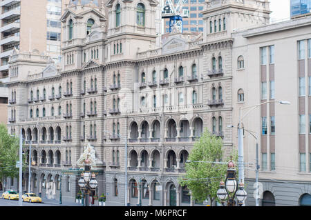 Hotel Windsor in Melbourne. Stockfoto