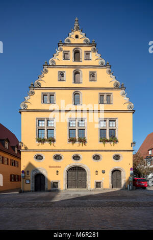 Altes Haus, Dinkelsbühl, Mittelfranken, Bayern, Deutschland Stockfoto
