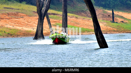 Dieses Foto ist thekkady, ein wahres Gesicht der Götter eigenen Land Kerala. Stockfoto