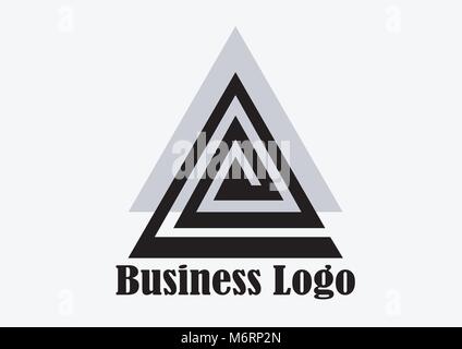 Design Vektor der Triangel Logo Design Stock Vektor