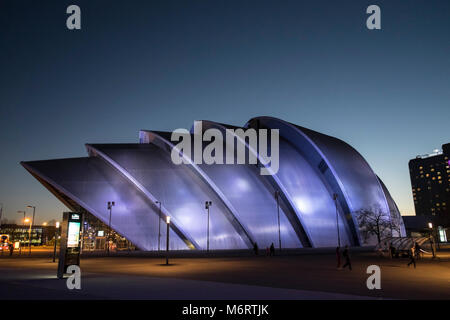 Das gürteltier Veranstaltungsort auf den Fluss Clyde, Glasgow Stockfoto