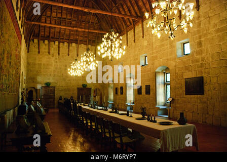 Im Palast der Duques de Braganca, in Guimaraes, der europäischen Kulturhauptstadt 2012 Stockfoto