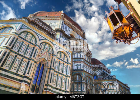 Wahrzeichen Dom in Florenz Stockfoto