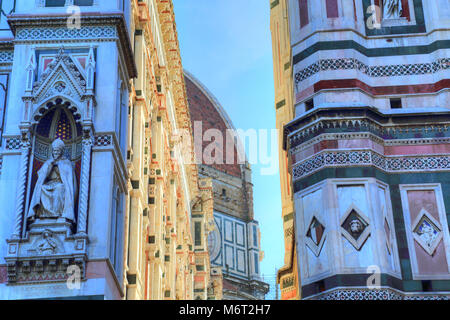 Wahrzeichen Dom in Florenz Stockfoto