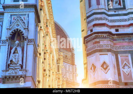 Wahrzeichen Dom in Florenz Stockfoto