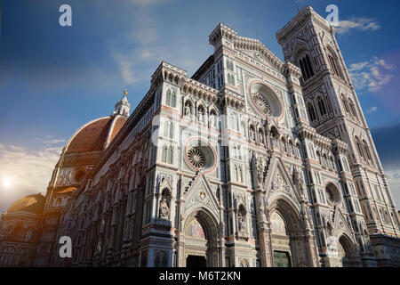 Wahrzeichen Dom in Florenz Stockfoto