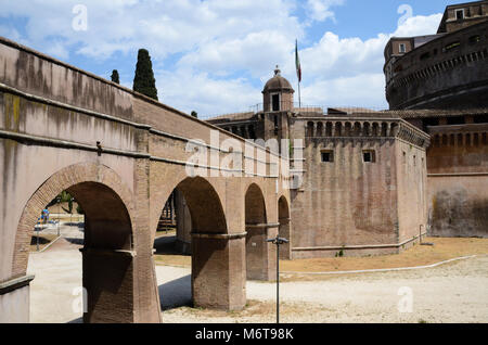 Der Passetto di Borgo Stockfoto