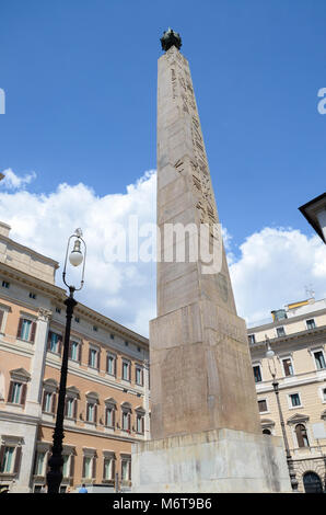 Solare Obelisk, Rom, Italien Stockfoto