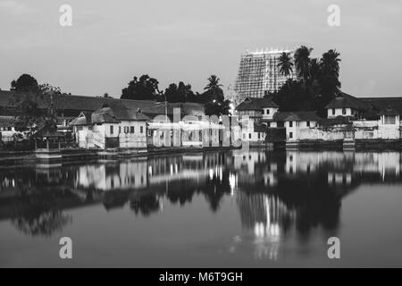 Sree Padmanabhaswamy Temple, Kerala, Indien Stockfoto