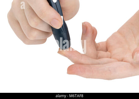 Medizin Diabetes Glykamie Gesundheitswesen Und Personen Konzept