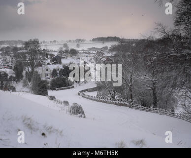 Norham upon Tweed einer der nördlichsten Dörfern in England Stockfoto