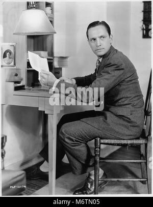 Fredric März, Werbung Portrait für den Film, "Der Adler und der Hawk", Paramount Pictures, 1933 Stockfoto