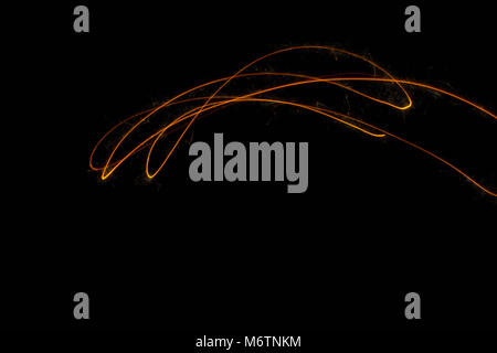 Neon Lichter Kometen gradient Stockfoto
