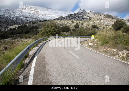 Tramontana Mountains in der Nähe von Puig Major; Mallorca; Spanien Stockfoto