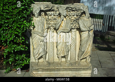 Ankara, dem Museum der Anatolischen Civiluzations, (Anadolu Medeniyetleri Muzesi), römischen Relief Statue, Türkei Stockfoto