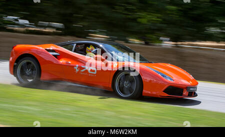 Goodwood Festival der Geschwindigkeit feiert 70 Jahre Ferrari in 2017 - Stockfoto