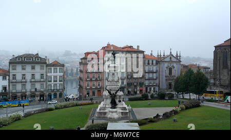 Prinz Heinrich-Platz, Porto, Portugal Stockfoto