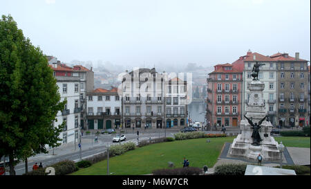 Prinz Heinrich-Platz, Porto, Portugal Stockfoto