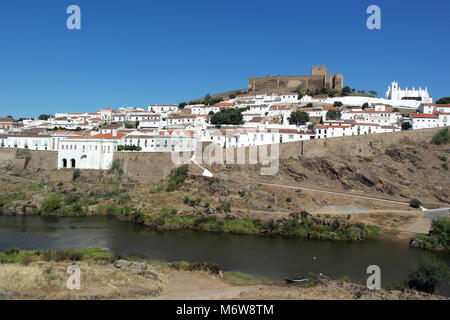 Das Dorf Monsaraz, Alentejo, Portugal Stockfoto