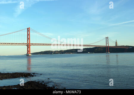 Die Brücke vom 25. April, Lissabon, Portugal Stockfoto