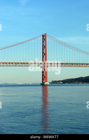 Die Brücke vom 25. April, Lissabon, Portugal Stockfoto