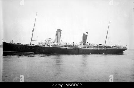 RMS Lukanien, britischen Ocean Liner Stockfoto