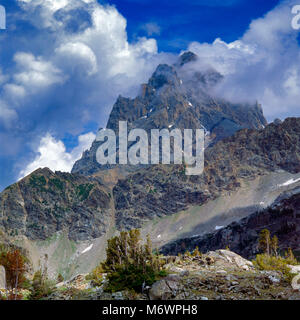 Clearing Sturm, Grand Teton, Grand Teton National Park, Wyoming Stockfoto