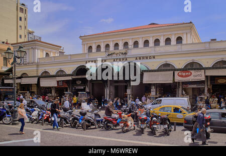 Europa, Griechenland, Attika, Athen, Central Market, Market Hall Stockfoto