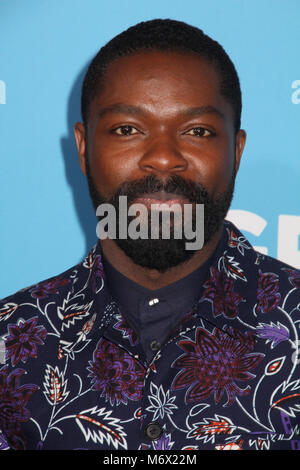 Los Angeles, Kalifornien, USA. 6. März, 2018. David Oyelowo 03/06/2018 Die Weltpremiere von "Gringo" in L.A. statt Live Regal Cinemas in Los Angeles, CA Foto von Izumi Hasegawa/HollywoodNewsWire.co Credit: Hollywood News Wire Inc./Alamy leben Nachrichten Stockfoto