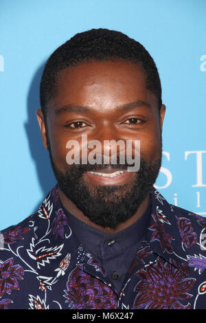 Los Angeles, Kalifornien, USA. 6. März, 2018. David Oyelowo 03/06/2018 Die Weltpremiere von "Gringo" in L.A. statt Live Regal Cinemas in Los Angeles, CA Foto von Izumi Hasegawa/HollywoodNewsWire.co Credit: Hollywood News Wire Inc./Alamy leben Nachrichten Stockfoto