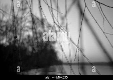 Posen, Großpolen, Polen. 3 Mär, 2018. Orte - die gefrorenen See. Credit: Dawid Tatarkiewicz/ZUMA Draht/Alamy leben Nachrichten Stockfoto