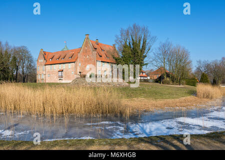 Bederkesa Burg in der Stadt Geestland, Niedersachsen, Deutschland Stockfoto