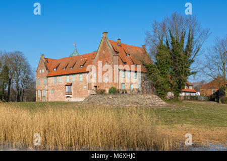 Bederkesa Burg in der Stadt Geestland, Niedersachsen, Deutschland Stockfoto