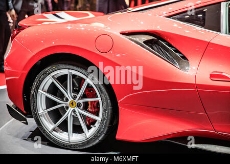 Ferrari 488 Pista, Auto Stockfoto