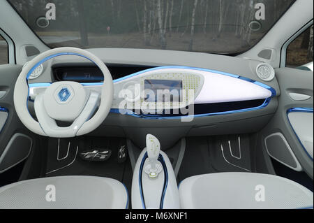 2011 elektrische Concept Car Renault Zoe, die in die Produktion mit wenigen Änderungen ging Stockfoto