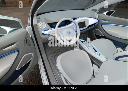 2011 elektrische Concept Car Renault Zoe, die in die Produktion mit wenigen Änderungen ging Stockfoto