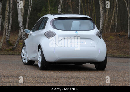 2011 elektrische Concept Car Renault Zoe, die in die Produktion mit wenigen Änderungen ging Stockfoto