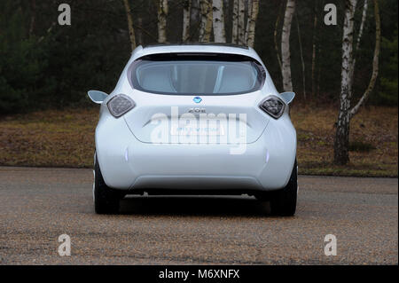 2011 elektrische Concept Car Renault Zoe, die in die Produktion mit wenigen Änderungen ging Stockfoto